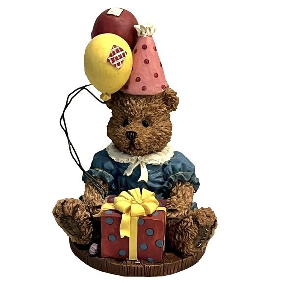 Windsor Bears Jennifer “HAPPY BIRTHDAY” Bear Balloons FIGURINE Cranbury Commons! - Picture 2 of 7